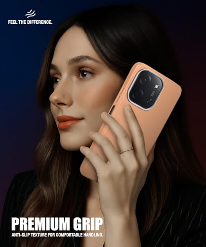 Image of WOW IMAGINE Back Cover for Mi Redmi 15C 5G | Poco C85 5G 2025 | Ultra Slim Flexible Non-Slip Grip | Inner Fabric | Metal Camera Ring & Lightweight Soft Silicone Mobile Case - Tan Brown