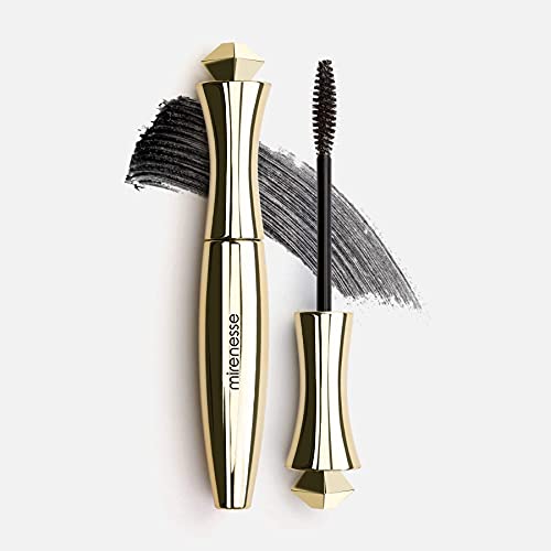 Mirenesse Secret Weapon Original 24hr Mascara, Lengthens & Curls Lashes, Microwrap Tubing Formula, Winner 13 Best Mascara Awards, Long Lasting, Safe Sensitive Eyes, Vegan & Toxin Free, Black 0.35oz