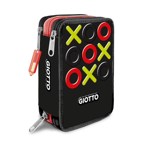 CONTENUTO DI QUALITÀ GIOTTO: temperamatite, colla e righello Giotto, gomma Lyra Temagraph , forbici, penne cancellabili Tratto Cancellik, penna sfera Tratto Uno Green Plastic, matite Lyra Temagraph, Pennarelli Giotto Turbo Color, Pastelli Giotto Supermina 4 mm