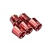HISTAR 5Pcs Golf Tip Ferrules Rings Aluminum Multi Color for 0.370 Iron Shafts (Red)