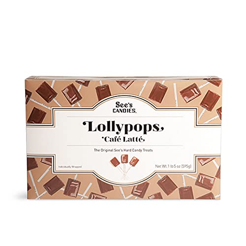 See's Candies 1 Lb 5 Oz Cafe Latte Lollypops #TOP11