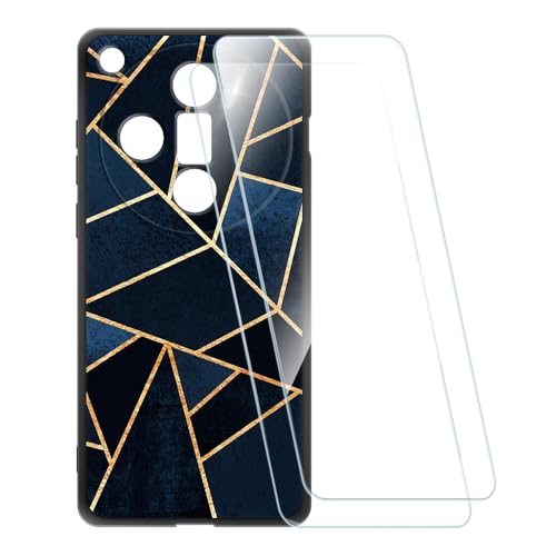 ESACMOT �v�����g�P�[�X + 2�������K���X�t�B���� OPPO Find X7 5G �Ƃ̌݊�������, �Ռ��z���\�t�g�J�o�[ HD�N���A (�X�g���C�v)