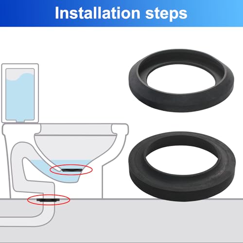 Image of RV Toilet Waste Ball Seal Kits Replacement for Thetford RV Toilet Seal 34120 Fit for Aqua Magic Style II,Style Plus,Style Lite and Residence. RV Toilet Seal Repair kit