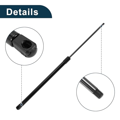 TUCKBOLD Lift Supports Struts for Chevrolet Astro for GMC Safari 1992-2000 No.15694149/15716095 Rear Window Glass Gas Spring Black 2 Pcs by TUCKBOLD - Image 4