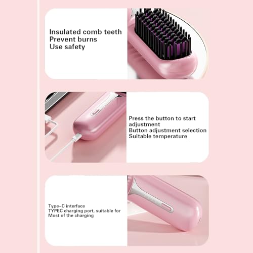 Plancha de Pelo Compacta Portátil con Temperatura Ajustable miniatura 5
