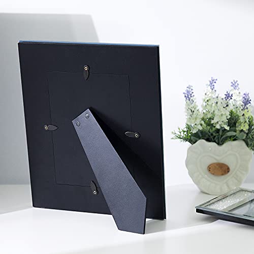 Full Glass Glitter Mirror 8X10 Picture Frames, Tabletop Frames, Table Top Stand Photo Frames Filled With Sparkling Crushed Diamond Crystal, Bling Rhinestone Picture Holder For Wedding (Usa Shipping) #TOP3