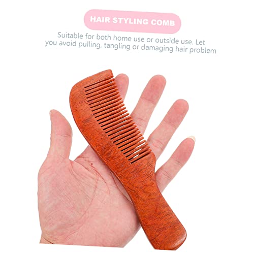 DOITOOL Pente De Madeira De Sândalo Pentes Provocantes Para Ferramentas De Estilo De Cabelo Escova D