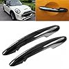 Besttoolifes 2PCS Door Handle Cover Trim for MINI for Cooper, Glossy Black Plastic Exterior Accessory for F54 F55 F56 F57 F60 Models 2014-2023 #5