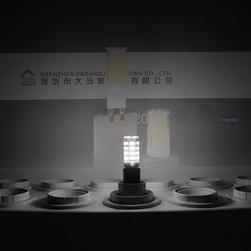 Miniatura 3 de Lámpara LED G9 de 3,5 W, 350 lúmenes, AC120 V, luz diurna 6500 K, no regulable, equivalente a halógeno T4 G9 de 40 W, iluminación de araña G9 con