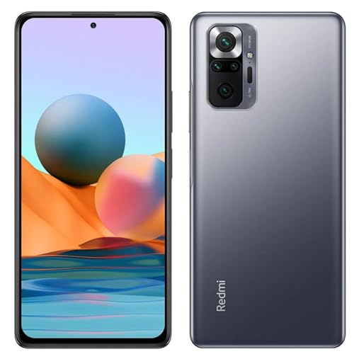 XIAOMI Redmi Note 10 Pro Smartphone RAM 8GB ROM 128GB 6.67' 120Hz AMOLED DotDisplay 108MP Wide-Angle Cámara 5020mAh (typ) Dual SIM Card Gris, Accesorios no incluidos (Reacondicionado)