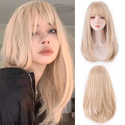 Perruques blondes avec frange : changer de coiffure sans abîmer vos cheveux