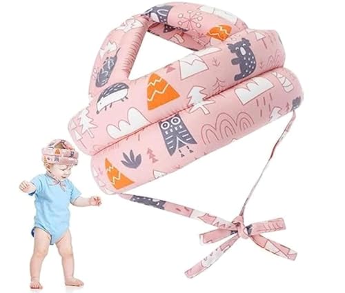 SAHENITEANA Head Protector Helmet for Infant Toddler Crawling Walking Running - Adjustable Safety Cushion Bumper Bonnet, No Bumps Protective Cap Headguard Hat
