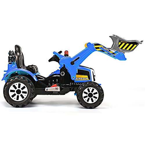GYMAX Escavatore Elettrico per Bambini 3-8 Anni