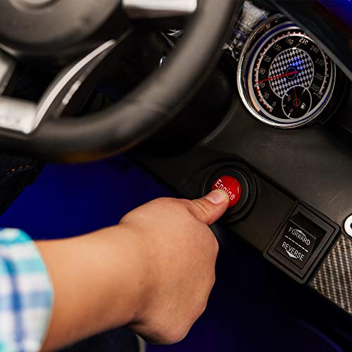 Huffy Mercedes-Benz Gle 63 Kids Electric Battery Powered Ride On Car W/ Lights, Sounds & Mp3 Player, Royal Blue (17548P) #TOP5