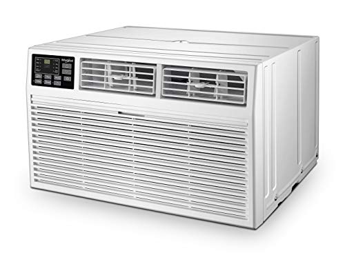 Image of Whirlpool 10,000 BTU 230V Through-The-Wall Air Conditioner & Dehumidifier with Remote Control, Wall AC Unit for Apartment, Living Room & Medium /Large Rooms up to 550 Square Feet in White