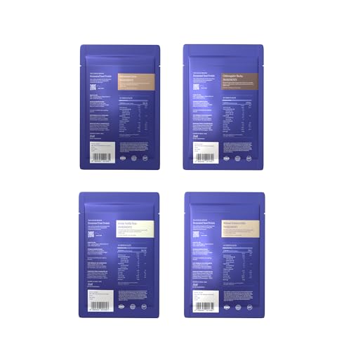 Image of Cosmix Fermented Yeast Protein Powder | 24g Protein | Pure Single-Source Plant Protein | Made In-House | Smooth, Crazy tasty & Gut-Friendly | Assorted Sachets, Pack of 4