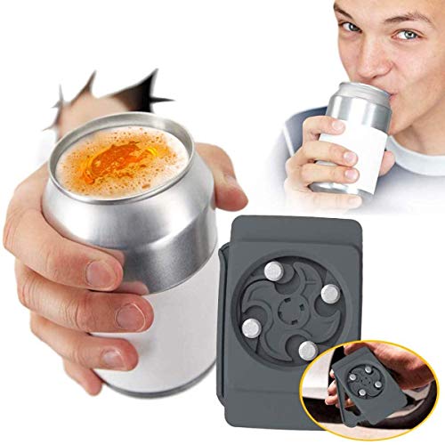 Abridor de latas em topless Abridor de garrafas, abridor de latas Safe Cut, 2 Peças, abridor de lata