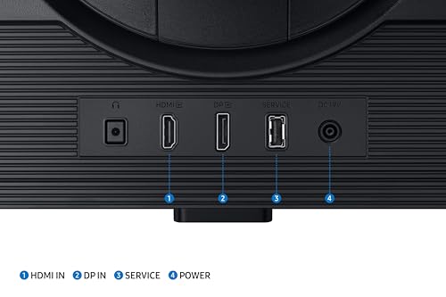 Samsung 27" (68.5cm) Odyssey G5 Fast IPS 2K Gaming Monitor|QHD 2560 x 1440|180 Hz|1ms|350nits|HDR 400|AMD FreeSync|Ports-DP,HDMI,Headphone|Height-Tilt-Pivot Adjustable Stand|LS27DG502EWXXL|Black