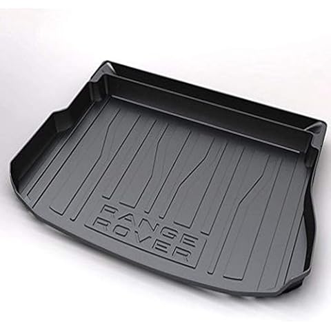 AMPTRV Car Boot Trunk Liner Protector Mats for Range Rover Evoque 2012-2021,Rubber Tailored Waterproof Anti Dirty Cargo Storage Cover Tray Floor Pad Interior modification Accessories Cover