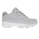 Women's Stability Walker Athletic Comfort Sneaker White/Grey 12 X-Wide US