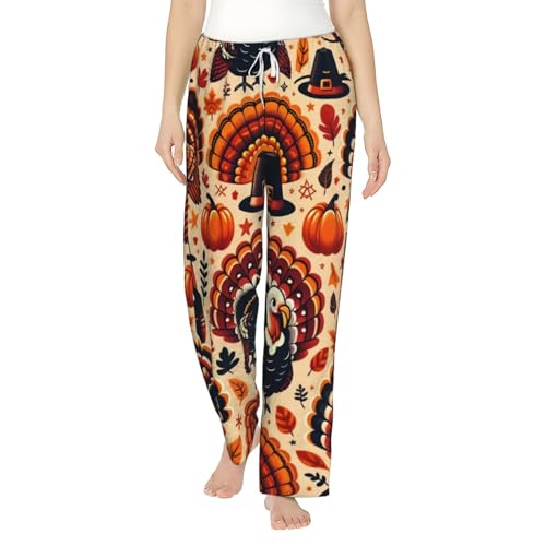 Pantalon de pyjama en polaire femme : fini le froid nocturne avec cette flanelle Thanksgiving