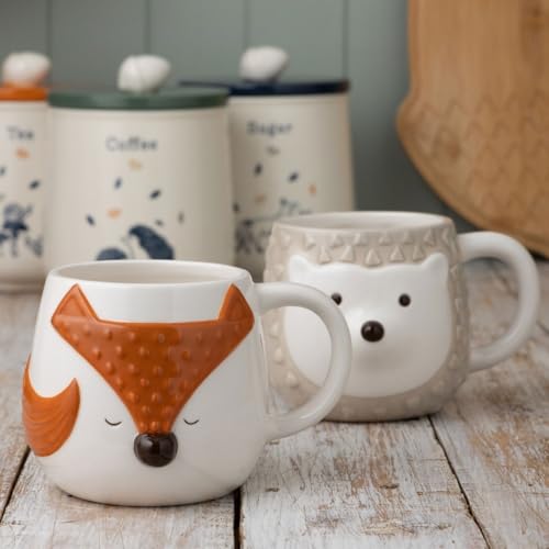 Mug Woodland Fox de cerámica 19oz miniatura 2