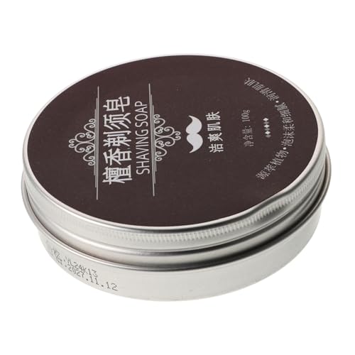 IWOWHERO Jabón de Afeitar Natural Suave para La Piel Hidratante Fragancia Duradera Versátil para El Y Corte de Cabello