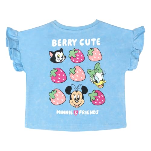 Image of Disney Girls' Washed French Terry T-Shirt and Shorts Set for Baby & Kids