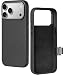 Produktbild LONLI Urban | Genuine Nappaleder-Hülle für iPhone 17 Pro  MagSafe-kompatibel mit integrierter Kamera-Steuerung  Schwarz