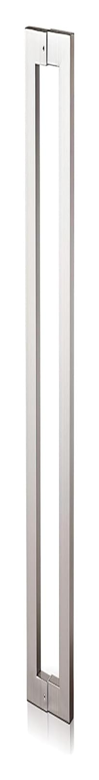 CWCQGH Push Pull Door Handle, Sliding Barn Door Handles, Glass Shower Push Pull Door Handle,Silver-80cm(2.6ft)
