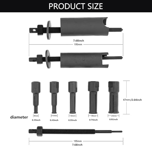 Extracteur de roulement trou borgne bloqué solution 9-23mm kit complet - 3
