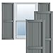 Ekena Millwork TFP101BF True Fit PVC Framed Board-n-Batten Shutters, 16 1/8"W x 105"H, Ocean Swell