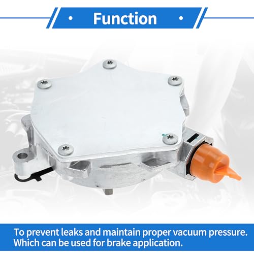 VekAuto Brake Vacuum Pump No.BM5G2A451ED/1754052 Engine Vacuum Pump for Ford Fiesta 2013-2017 Aluminum Alloy Silver Tone 1 Pc by VekAuto - Image 5