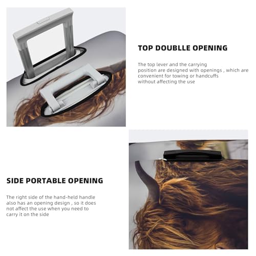 VOSERY Travel Luggage Cover - Yak (9) Washable Suitcase Covers Protector Fits 18-32 Inch Luggage3