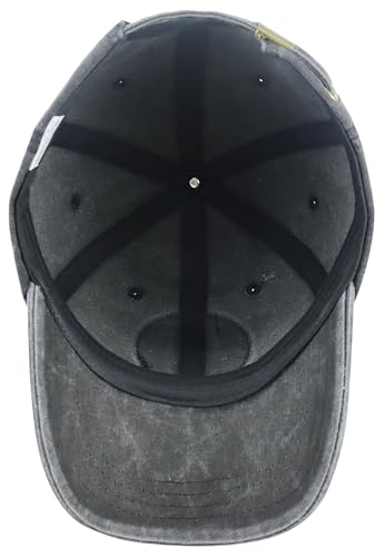 Image of Weekend Hooker Hat for Men Women, Vintage Cotton Fish Decor Leather Patch Baseball Cap for Fishing Lovers Dad Mom