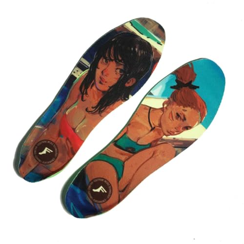 Image of FP Kingfoam Elite Insoles-Shock Absorbing, Pain Relief, Arch Support, Heel Cup Protection, Trim-to-Fit Shoe Inserts for Impact & Comfort | Elite Hi Classic | Small (M 3-8 / W 5-10)