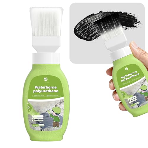 Uprosdik 17.6 oz Black Polyurethane Waterproof Coating, Roof Patch Sealant for Crack Repair, Balcony, Basement, Window Sill and More, DIY Leak Repair