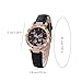 XBOKA 6pcs/set Luxury Watch Women Rings Necklace Earrings Bracelet Set Butterfly Leather Strap Watches Lady Wristwatch