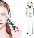 目元ケア美顔器 RF目元美顔器 目元ケア 美顔器 目元 ラジオ波 目元エステ 口元ケア イオン導入 マイクロカレント 温熱ケア 浸透率アップ 3Dヘッド 三段階調節可能 日本語説明書付