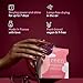 Manucurist Green™ System Set with Plum - Professional Vegan Plant-Based Manicure Kit: 1 Degreaser, 1 Base Coat, 1 Nail Polish Dark Wine, 1 Top Coat, Dried Drops - Gifts for Her