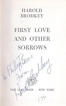 Hardcover First love and other sorrows Book