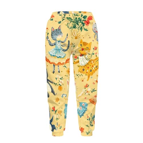 Sweatpants Fall Girls Bundle Foot Jogger Pants Boys Comfy Elastic Waist Spring Baggy Sweatpants Casual2