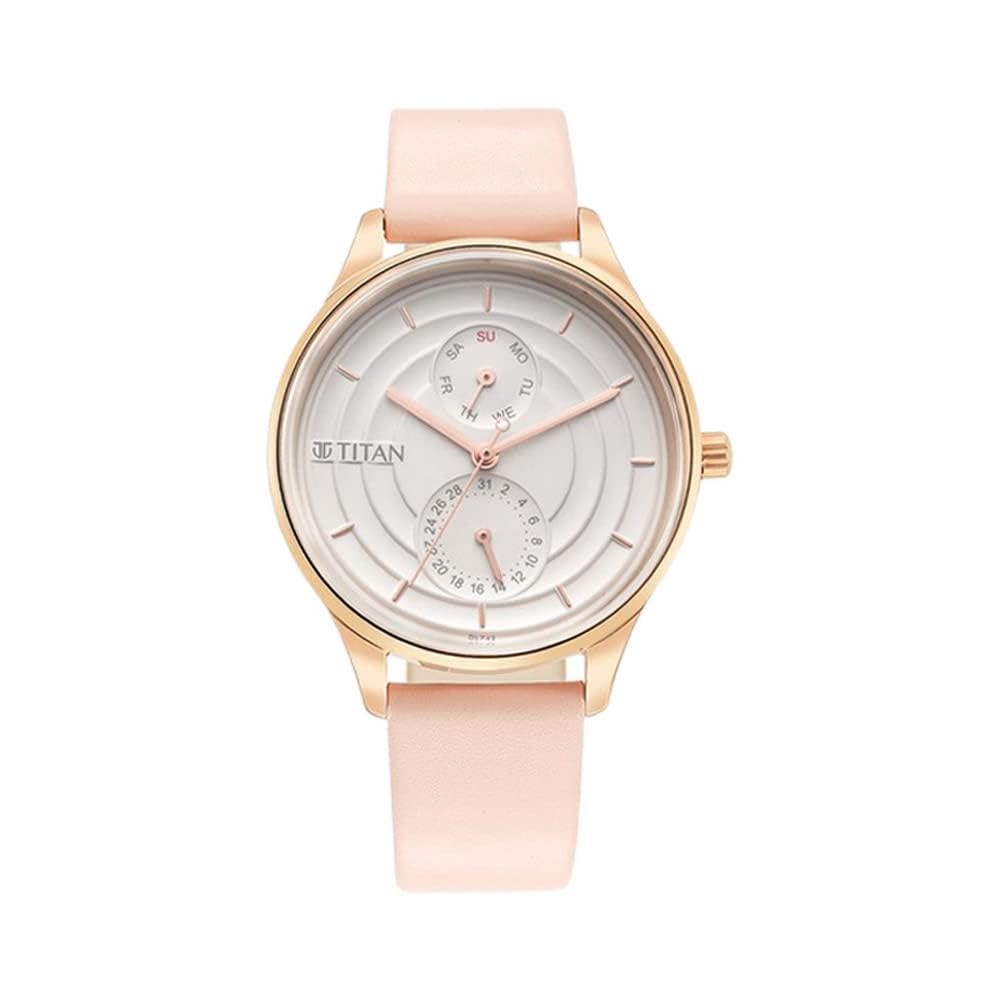 Titan Neo Workdays Silver Dial Women Analog Watch with Leather Strap-NS2670WL06 (B0B5TQZTHD) Amazon Price History, Amazon Price Tracker