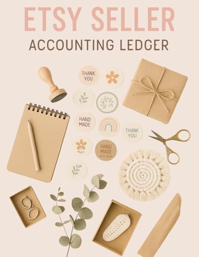 Etsy Seller Accounting Ledger: Track Your Sales, Expenses & Profits