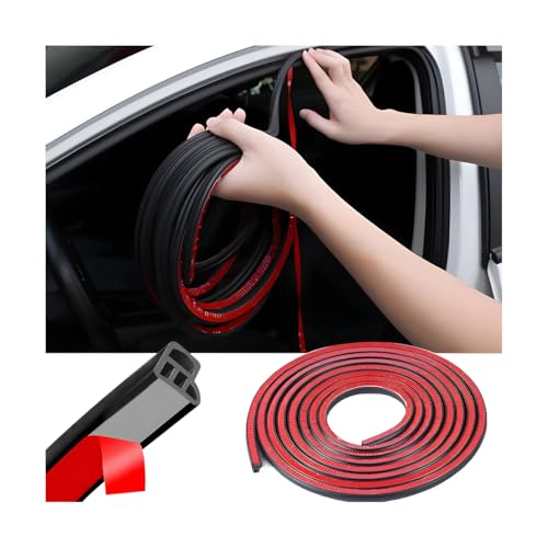 Mandark Car Door Seal Strip, Rubber Double Layer Vehicle Wea