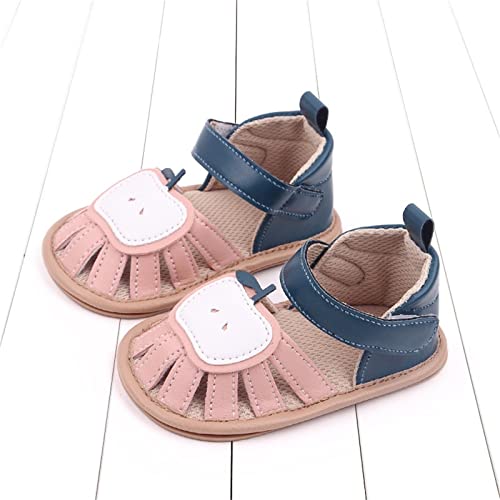 Summer Children Infant Toddler Girls Sandals Flat Bottom Lightweight Breathable Cartoon Fruit Lemon Girls Sandals 23