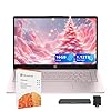 HP Stream – Laptop HD de 14 pulgadas, procesador Intel N150, 16 GB de RAM, 1.12 TB de almacenamiento (128 GB UFS+1 TB de estación de acoplamiento), gráficos Intel, cámara web, Wi-Fi 6, 1 año de Office