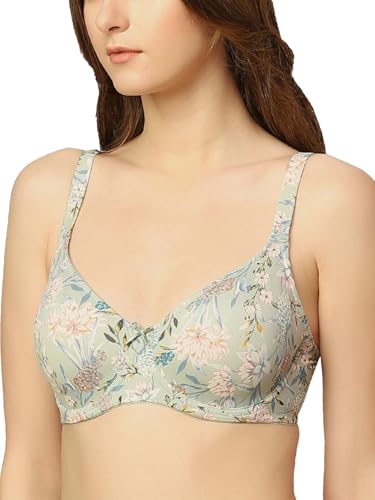 Image of Triumph International Women's Polyamide Wired Casual Minimiser Minimizer Bra (151I201 Green
