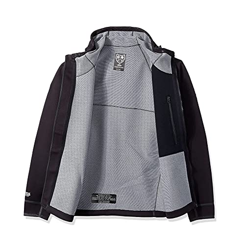 Stormr Men's Standard Typhoon Neoprene Waterproof Windproof Warm Comfortable Maneuverable Foul Weather Jacket, Black, Large #TOP4