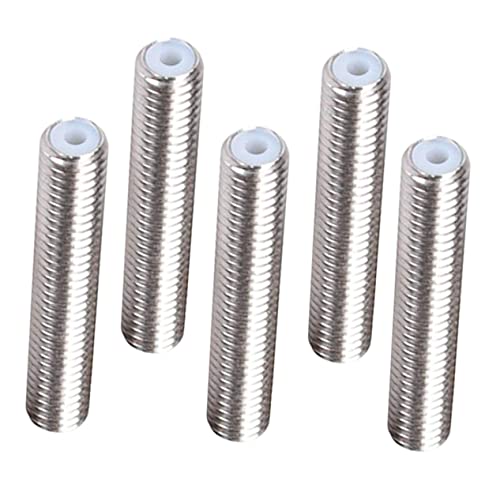 OKUMEYR 5pcs Printer Extruder Throat Tube Stainless Steel Feed Tube for Filament Printing